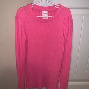 No Boundaries pink long sleeve shirt